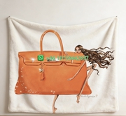 Hermes Throw Blankets